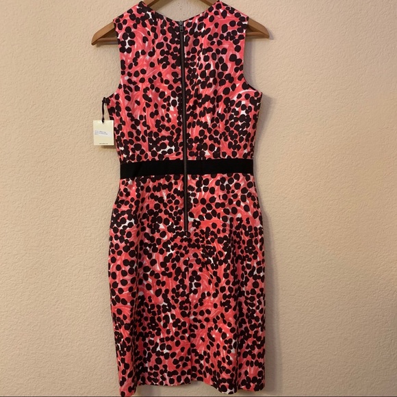 Milly of New York Pink Black BLOSSOM PINK Dress 6 - Picture 11 of 14